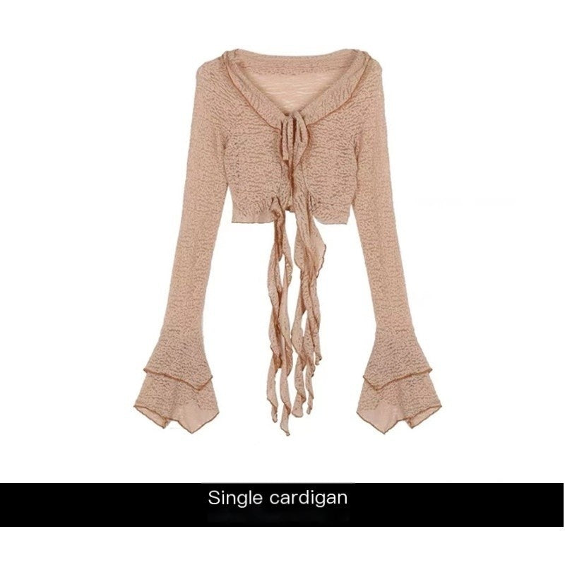 ReddaChic_High_Waist_Asymmetric_Tassel_Crochet_Slim_Fit_Office_Solid_Polyester_Mini_Skirts_MISSTT