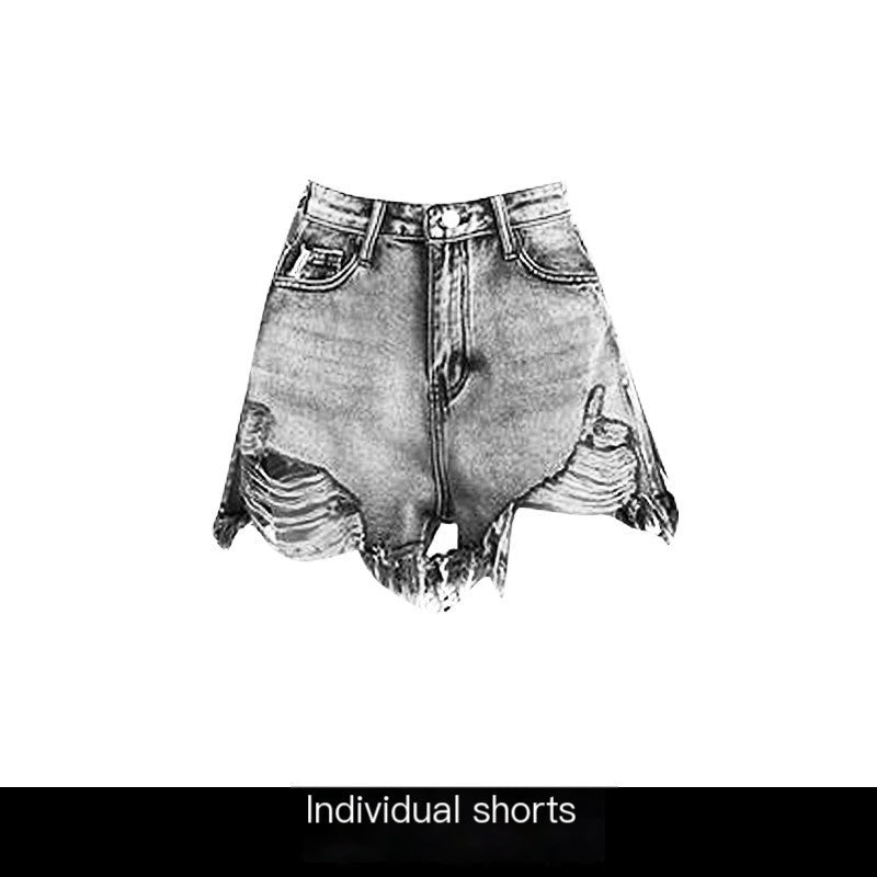 ReddaChic_High_Waist_Comfortable_Denim_Short_Length_Black_Grey_Casual_Women_Wide-Leg_Pants_MISSTT