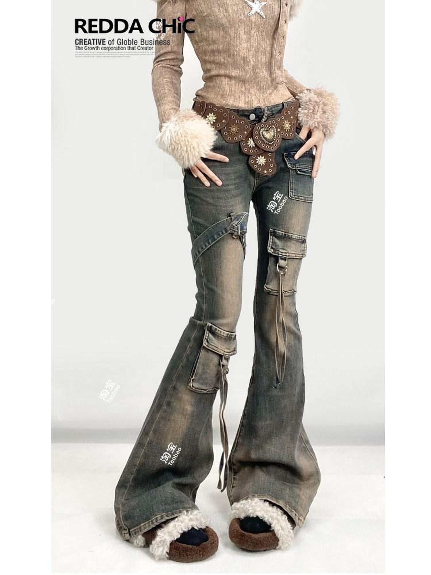 ReddaChic High Waist Distressed Casual Slim Denim Stretch Cotton Mini Skirts