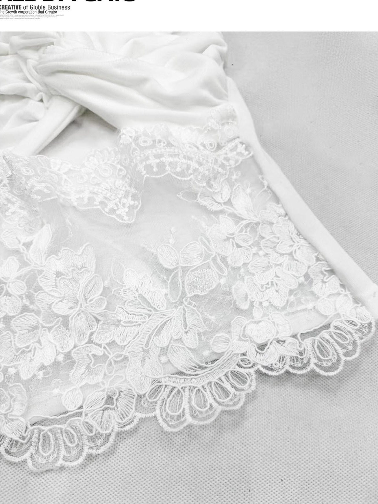 ReddaChic High Waist Lace French Bodycon Women Date Night White Mini Skirts