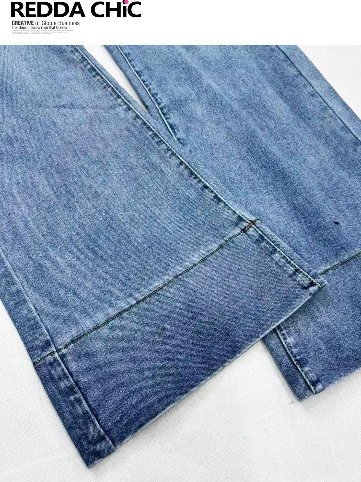ReddaChic High Waist Slim Fit Blue Cotton Stretch Denim Button Fly Women Mini Skirts