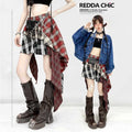 ReddaChic_High_Waist_Street_Asymmetrical_Plaid_Red_S_M_L_Casual_Mini_Dresses_MISSTT