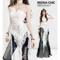 ReddaChic_Lace_Camisole_Slim_Fit_Mid_Length_Office_Women_White_Solid_Short_Sleeve_T-Shirts_MISSTT
