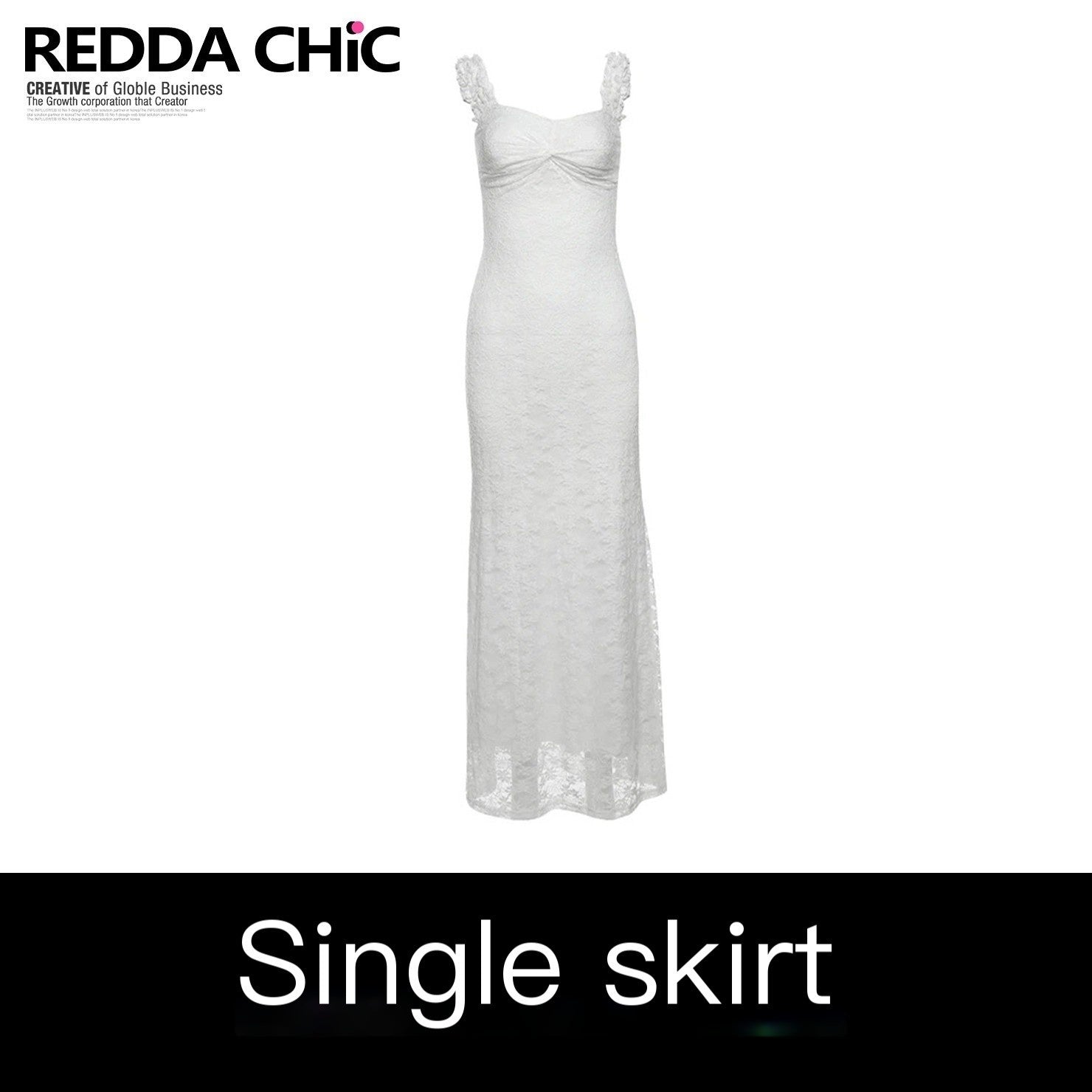 ReddaChic_Lace_Overlay_French_Slim_X_Line_Women_Date_White_Midi_Skirts_MISSTT