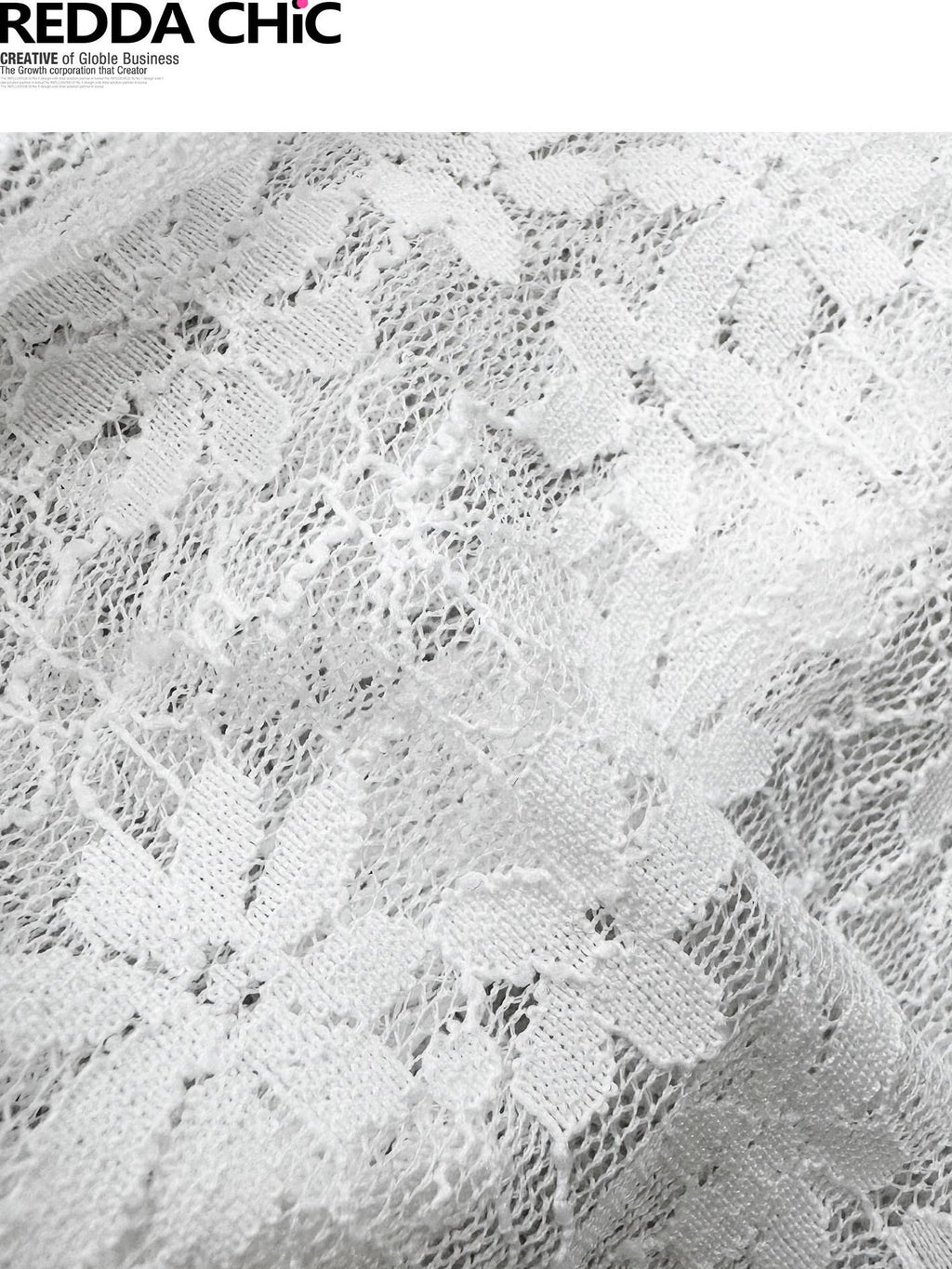 ReddaChic Lace Overlay French Slim X Line Women Date White Midi Skirts