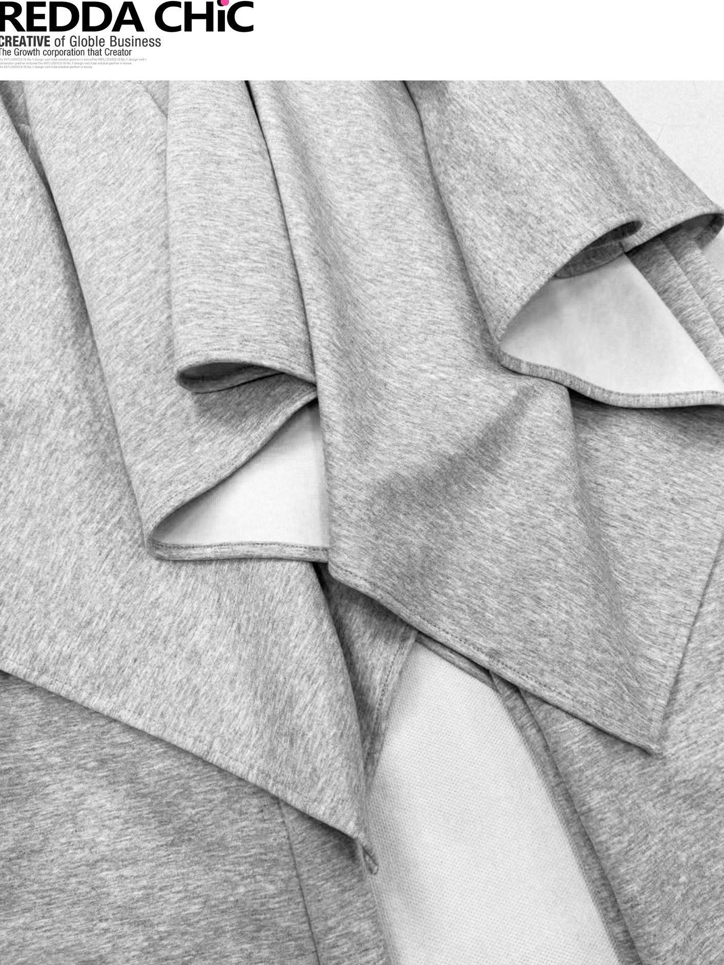 ReddaChic Layered Faux Two Piece Casual Mid High Waist Gray Women Tank Tops Camisoles