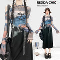 ReddaChic_Lightweight_Cropped_Bell_Sleeve_Creative_Blue_Long_Sleeve_T-Shirts_MISSTT