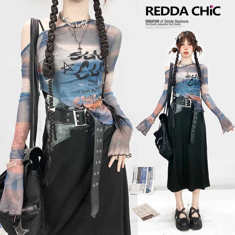 ReddaChic_Lightweight_Cropped_Bell_Sleeve_Creative_Blue_Long_Sleeve_T-Shirts_MISSTT