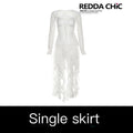 ReddaChic_Lightweight_Lace_Ruffle_Vintage_Slim_Fit_Women_Casual_Irregular_Hem_Denim_Shorts_MISSTT