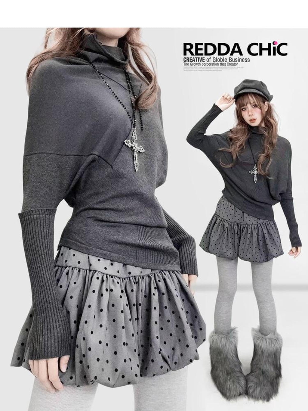 ReddaChic Lightweight Slim Fit Pullover Dark Gray Basic Women Tank Tops Camisoles