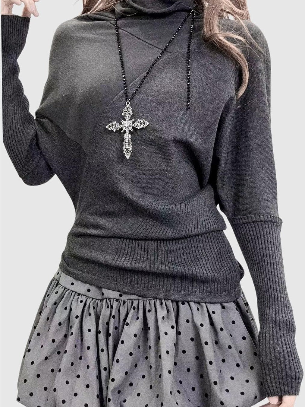 ReddaChic Lightweight Slim Fit Pullover Dark Gray Basic Women Tank Tops Camisoles
