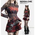 ReddaChic_Moisture_Wicking_Mesh_Slim_Fit_Tie_Dye_Cross_Print_Women_Long_Sleeve_T-Shirts_MISSTT