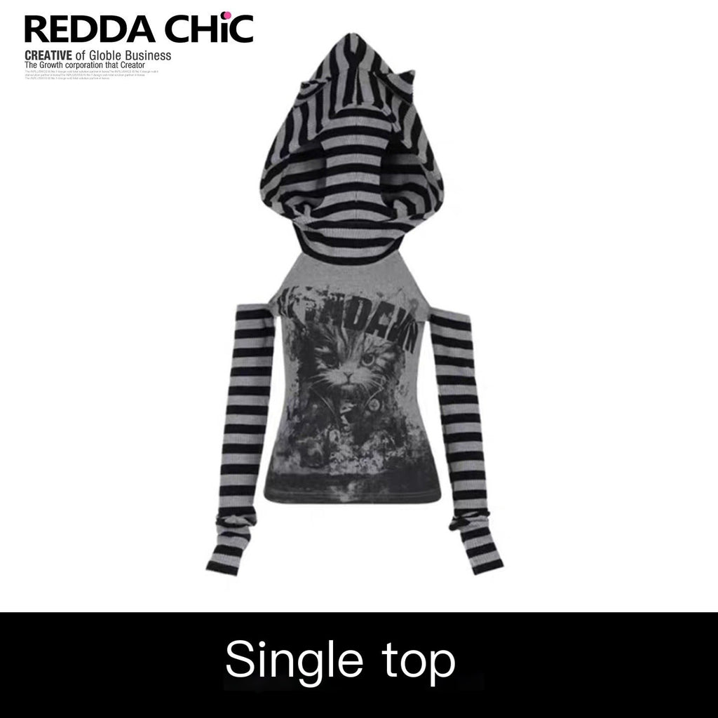 ReddaChic_Moisture_Wicking_Slim_Fit_Cropped_Print_Women_Dark_Gray_Long_Sleeve_T-Shirts_MISSTT
