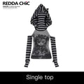 ReddaChic_Moisture_Wicking_Slim_Fit_Cropped_Print_Women_Dark_Gray_Long_Sleeve_T-Shirts_MISSTT