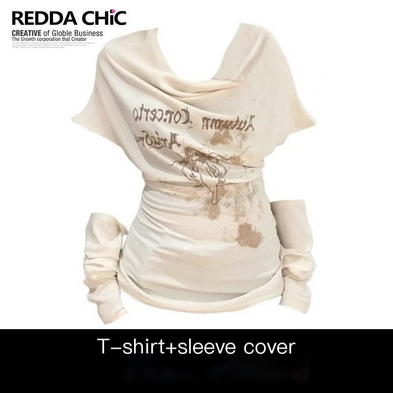 ReddaChic_Moisture_Wicking_Slim_Fit_Office_One_Shoulder_Cross_Print_Casual_Midi_Dresses_MISSTT