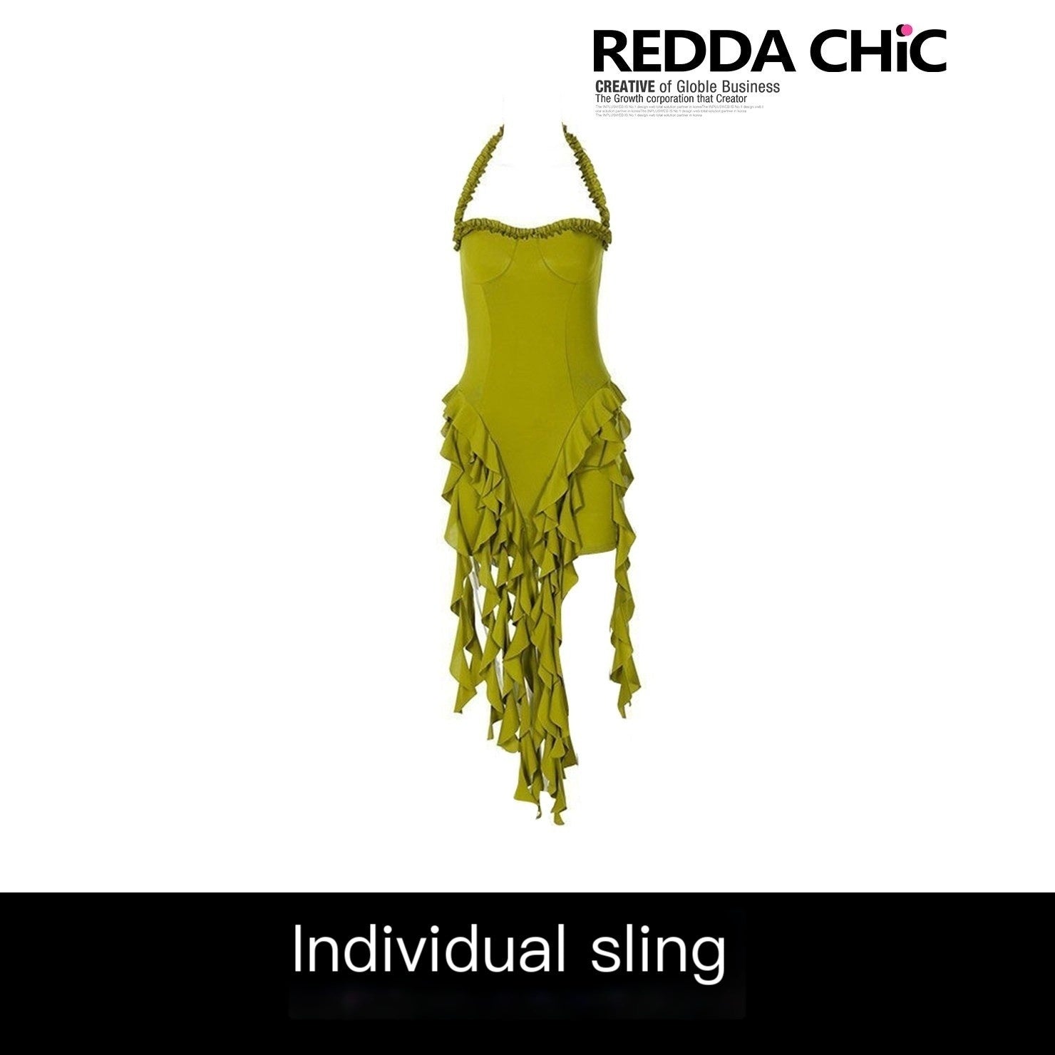 ReddaChic_Polyester_Vintage_Ruffle_Halter_Neck_Slim_Fit_Women_Citywalk_Tank_Tops_MISSTT