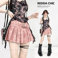 ReddaChic_Pu_Solid_Pink_Commuter_A_Line_Young_Women_Casual_Basic_Short_Sleeve_T-Shirts_MISSTT