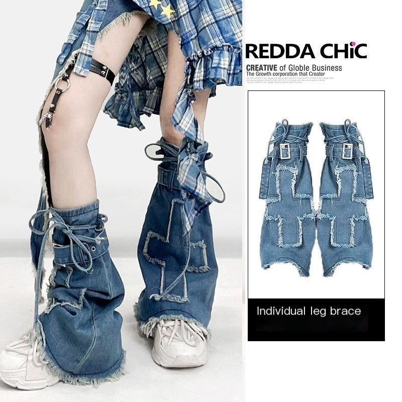 ReddaChic_Relaxed_Zipper_Denim_Blue_Oversized_Casual_Women_Long_Sleeve_T-Shirts_MISSTT