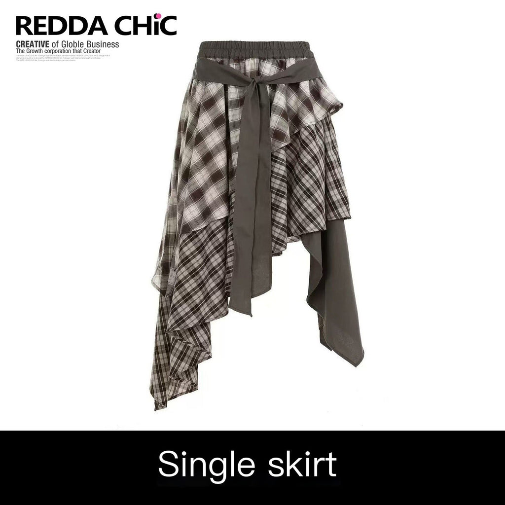ReddaChic_Ruffle_Tiered_Patchwork_Barn_Style_Mid_Rise_Brown_Denim_Shorts_MISSTT