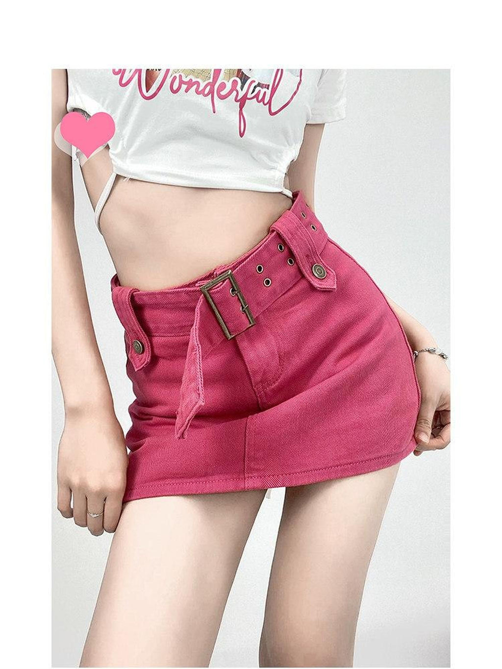 ReddaChic Sexy High Waist Denim Bodycon Mini For Young Women Solid Color Slip Midi Dresses