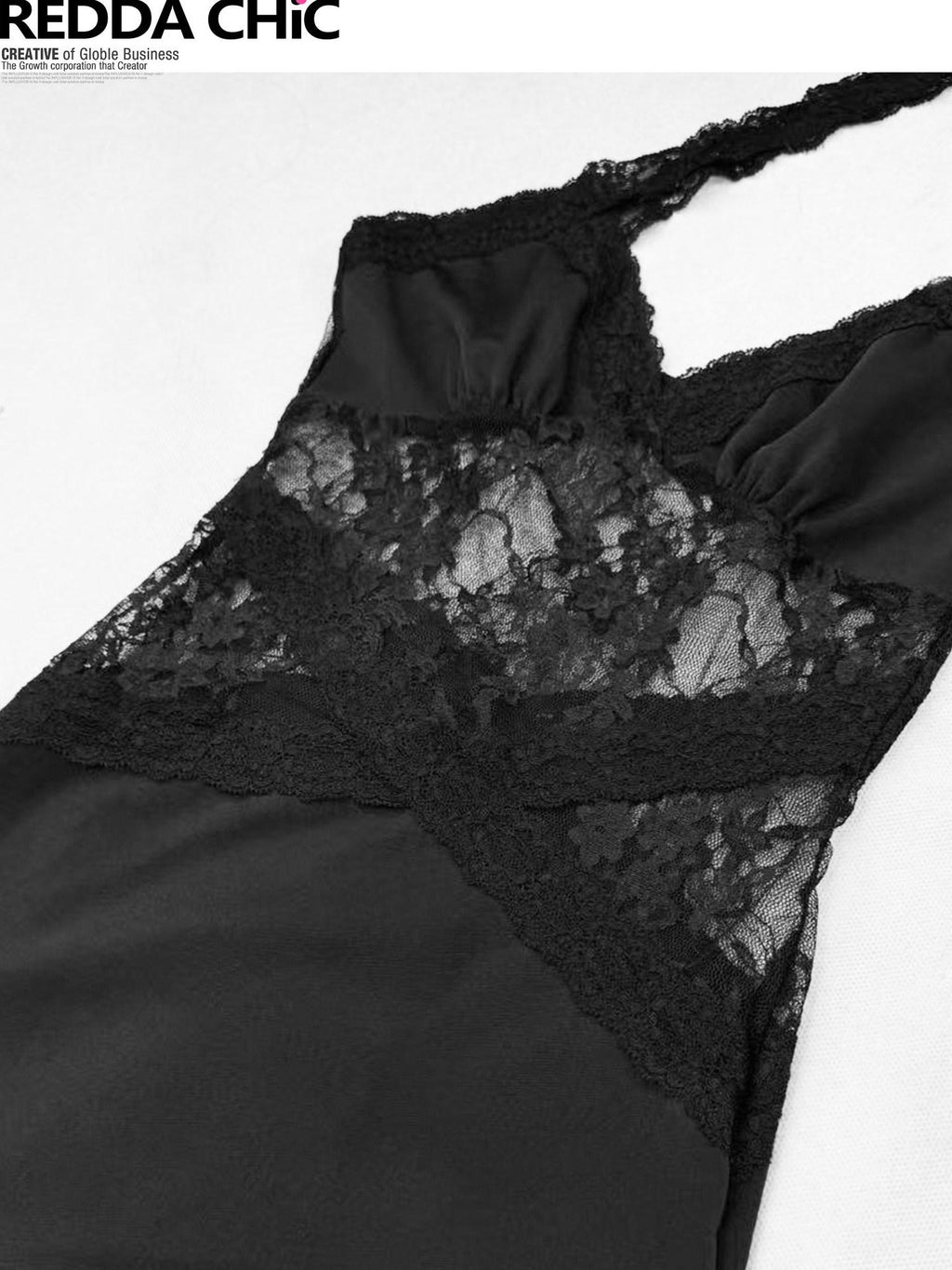 ReddaChic Sexy High Waist Lace Paneling Asymmetric Hem Slim Fit Party Wear Mini Skirts