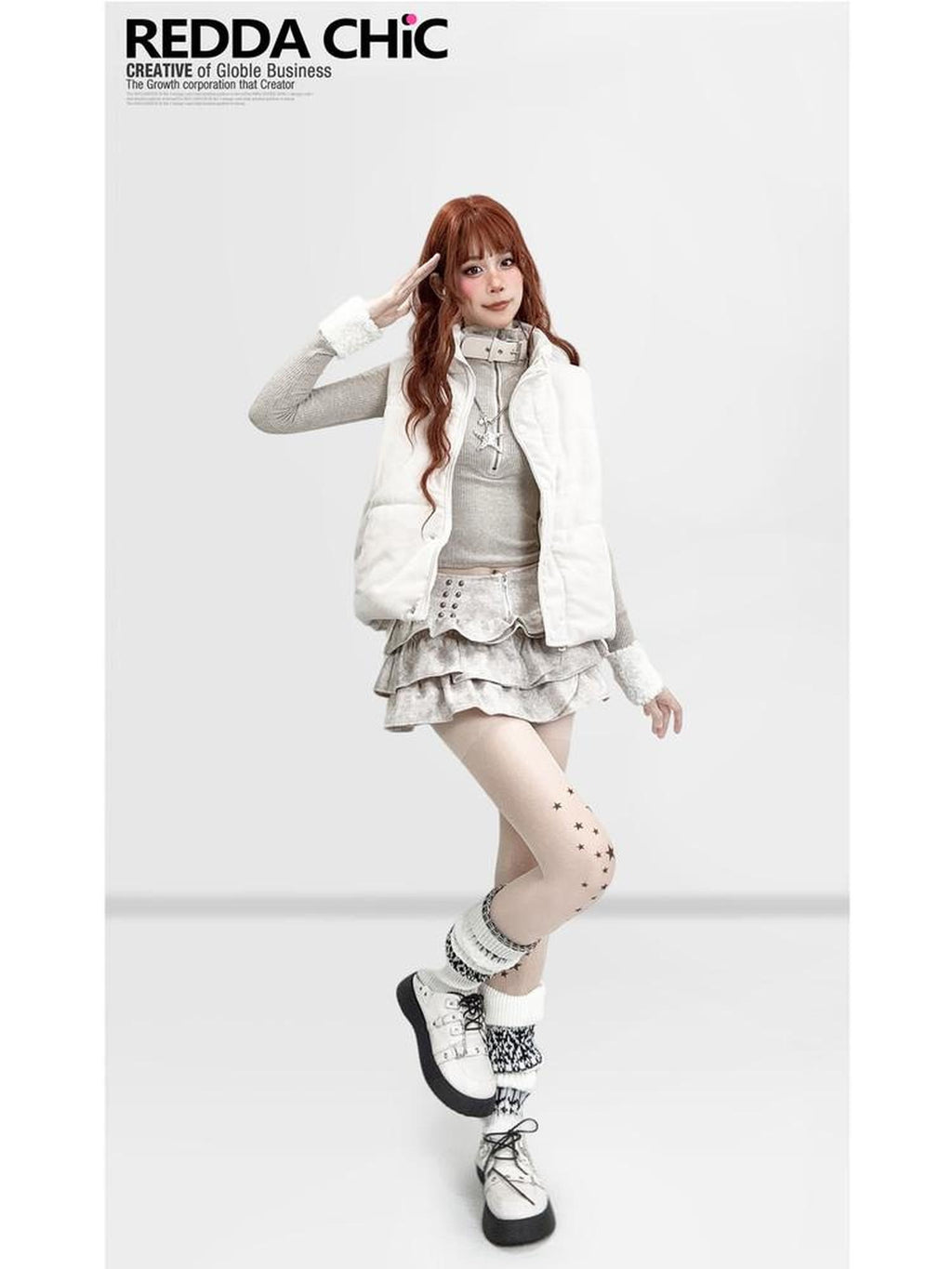 ReddaChic Sexy Oatmeal Slim Fit Knit Patchwork Women Fashion Mini Skirts