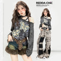 ReddaChic_Sexy_Party_Edgy_Asymmetric_Detail_Young_Women_One_Size_Gray_Mini_Skirts_MISSTT