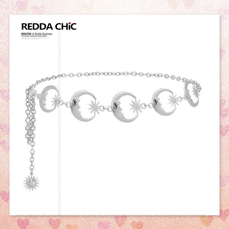 ReddaChic_Silver_Glossy_Waist_Chain_Sleek_Versatile_Women_Evening_Slip_Midi_Dresses_MISSTT