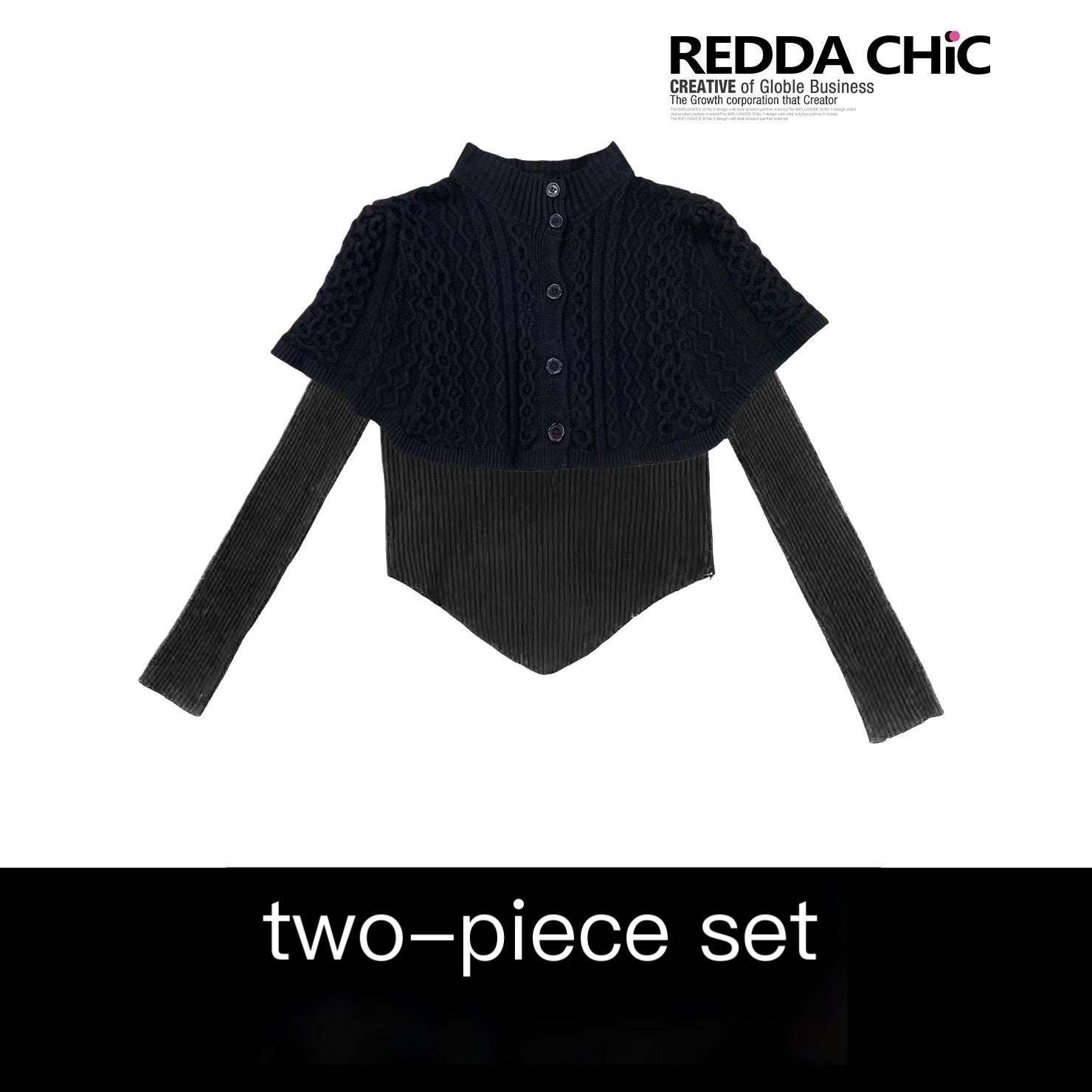 ReddaChic_Sleek_Slim_Fit_Knit_Gothic_Two_Piece_For_Women_Fashion_Accessories_Leg_Warmers_MISSTT