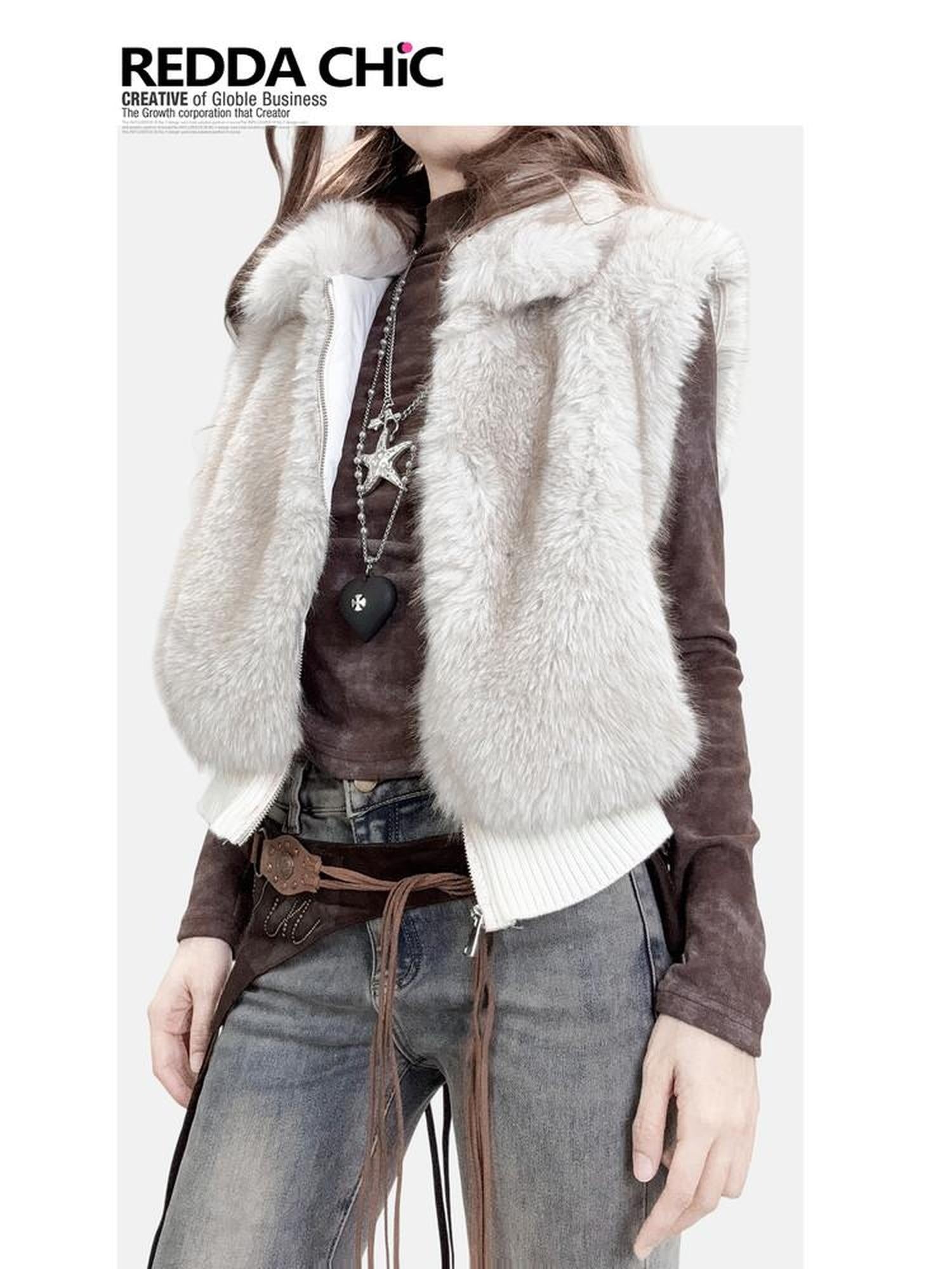 ReddaChic Soft Brushed Tie Dye Vintage Slim Fit Coffee Color Ladies One Size Denim Shorts