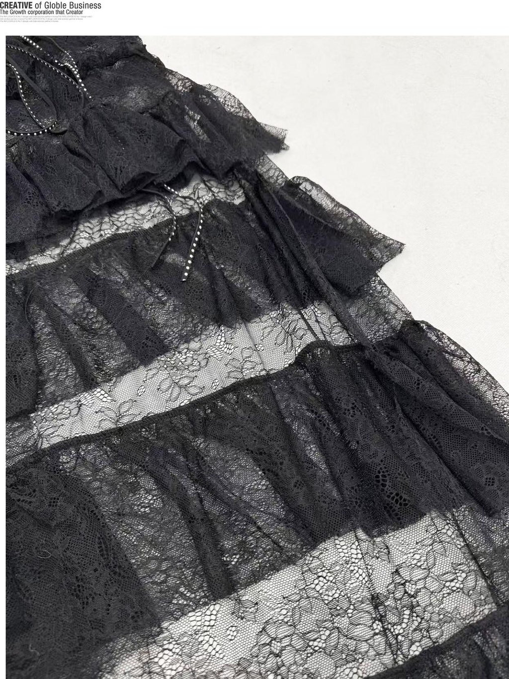 ReddaChic Sultry Black Lace Slim Fit Concert Ready Women Chic Strapless Midi Dresses