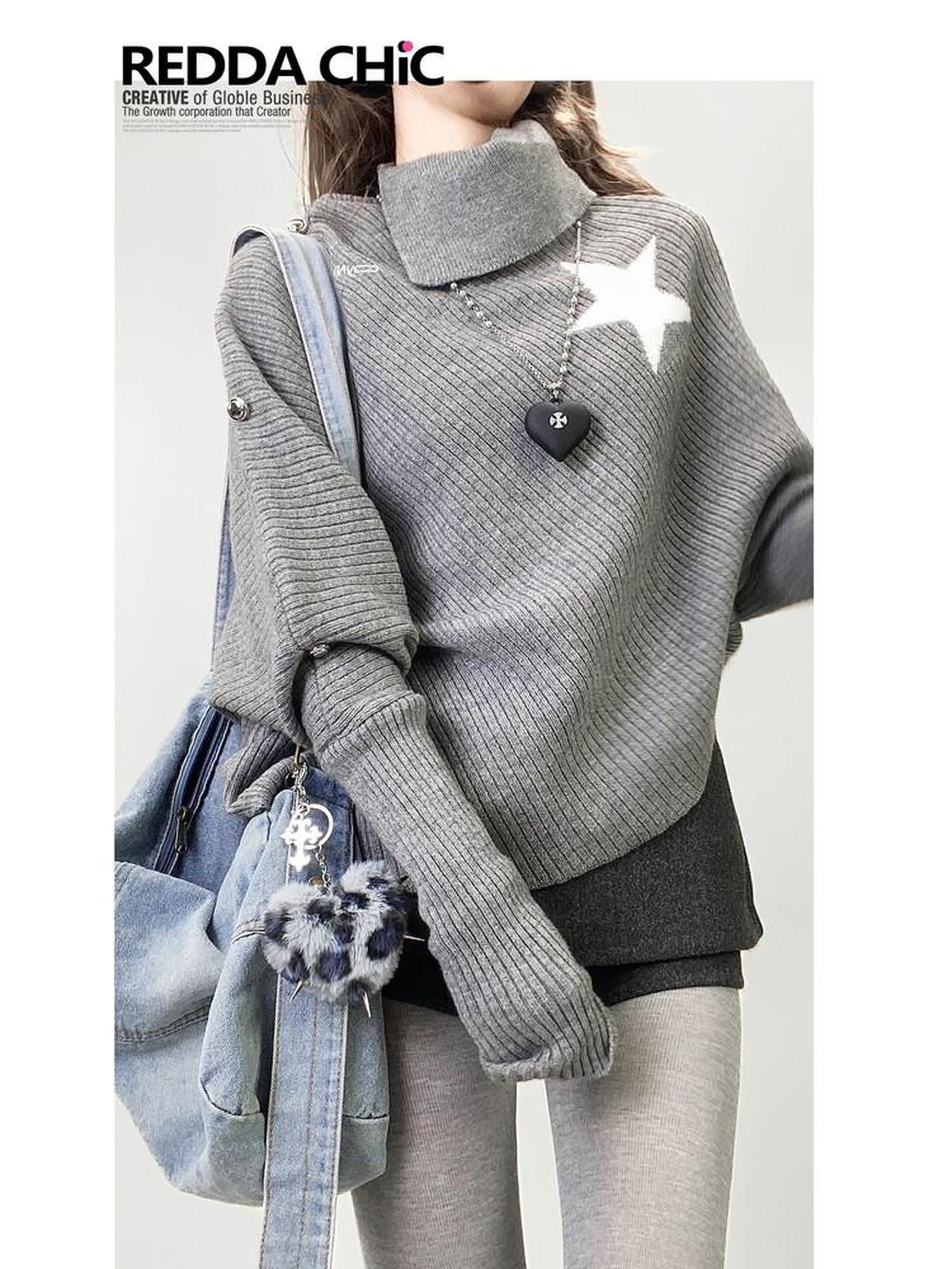 ReddaChic Thermal Commuter Relaxed Fit Office Crew Gray Solid Short Sleeve T-Shirts