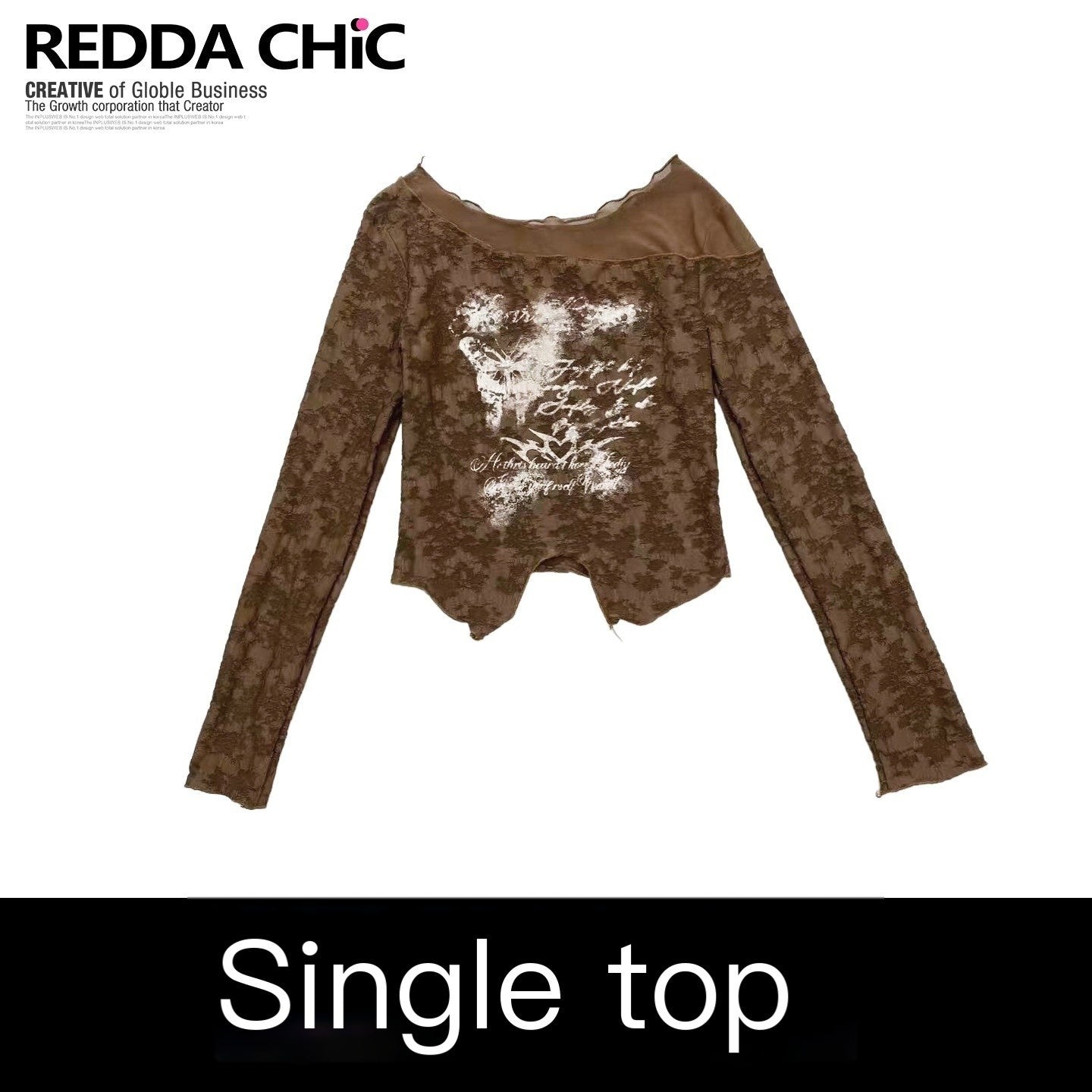 ReddaChic_Thin_Mesh_Butterfly_Print_Casual_Slim_Fit_Women_Girls_One_Size_Leg_Warmers_MISSTT