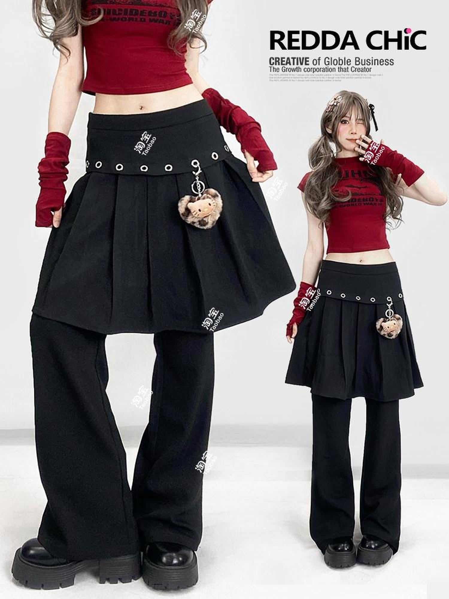 ReddaChic Versatile Minimalist Black Elastic Waist Teen Girls Casual Maxi Dresses