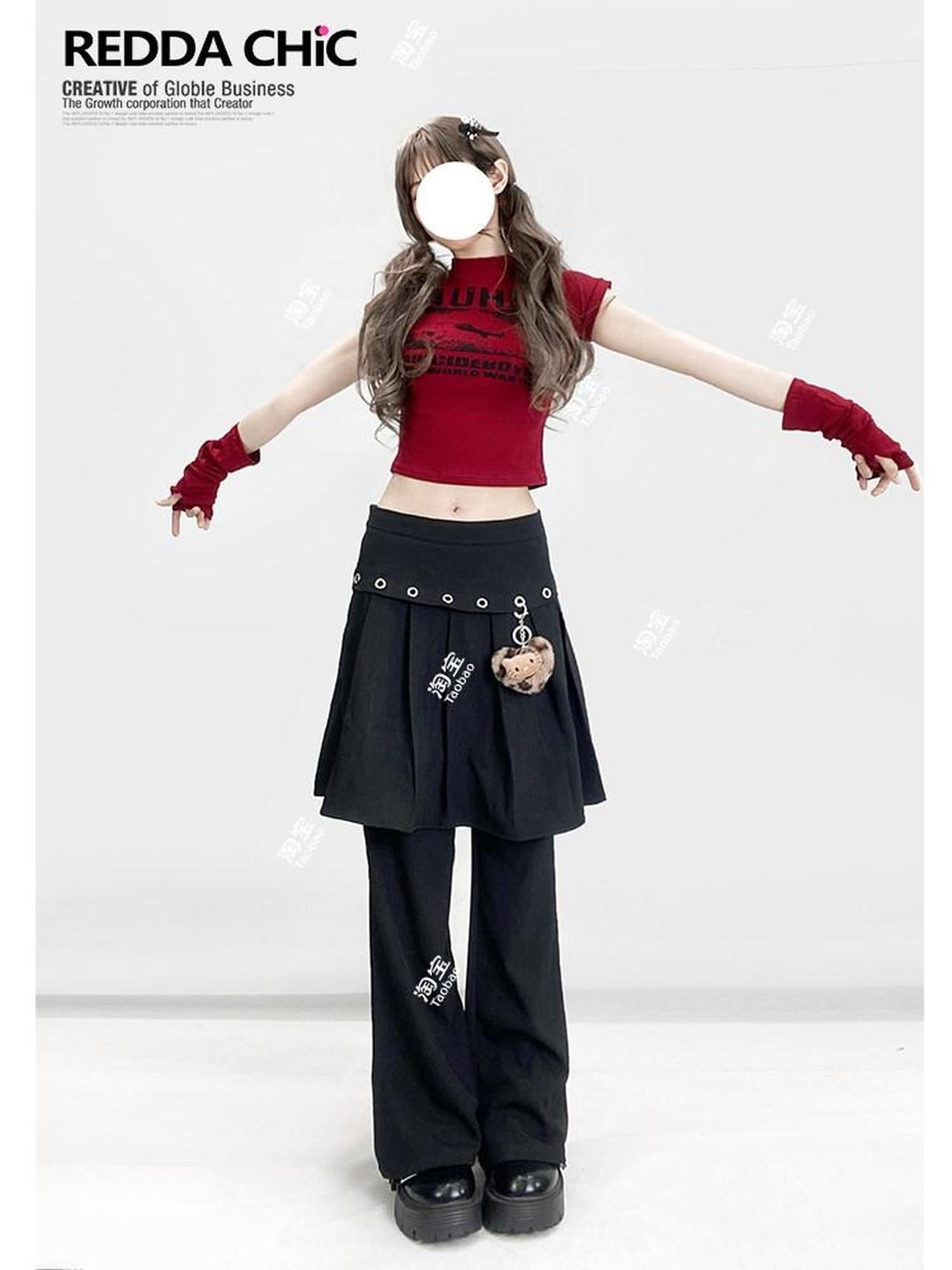 ReddaChic Versatile Minimalist Black Elastic Waist Teen Girls Casual Maxi Dresses