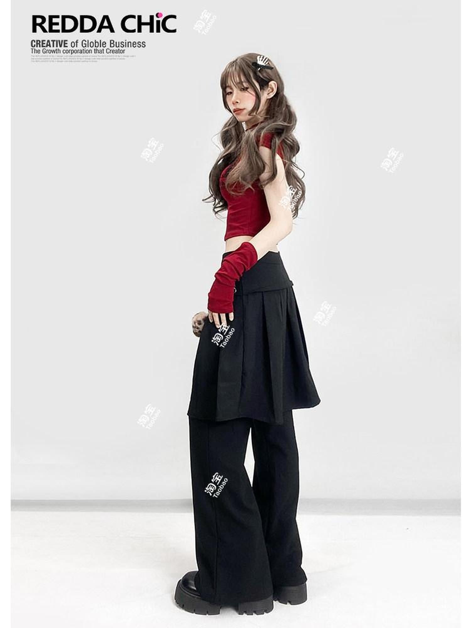 ReddaChic Versatile Minimalist Black Elastic Waist Teen Girls Casual Maxi Dresses