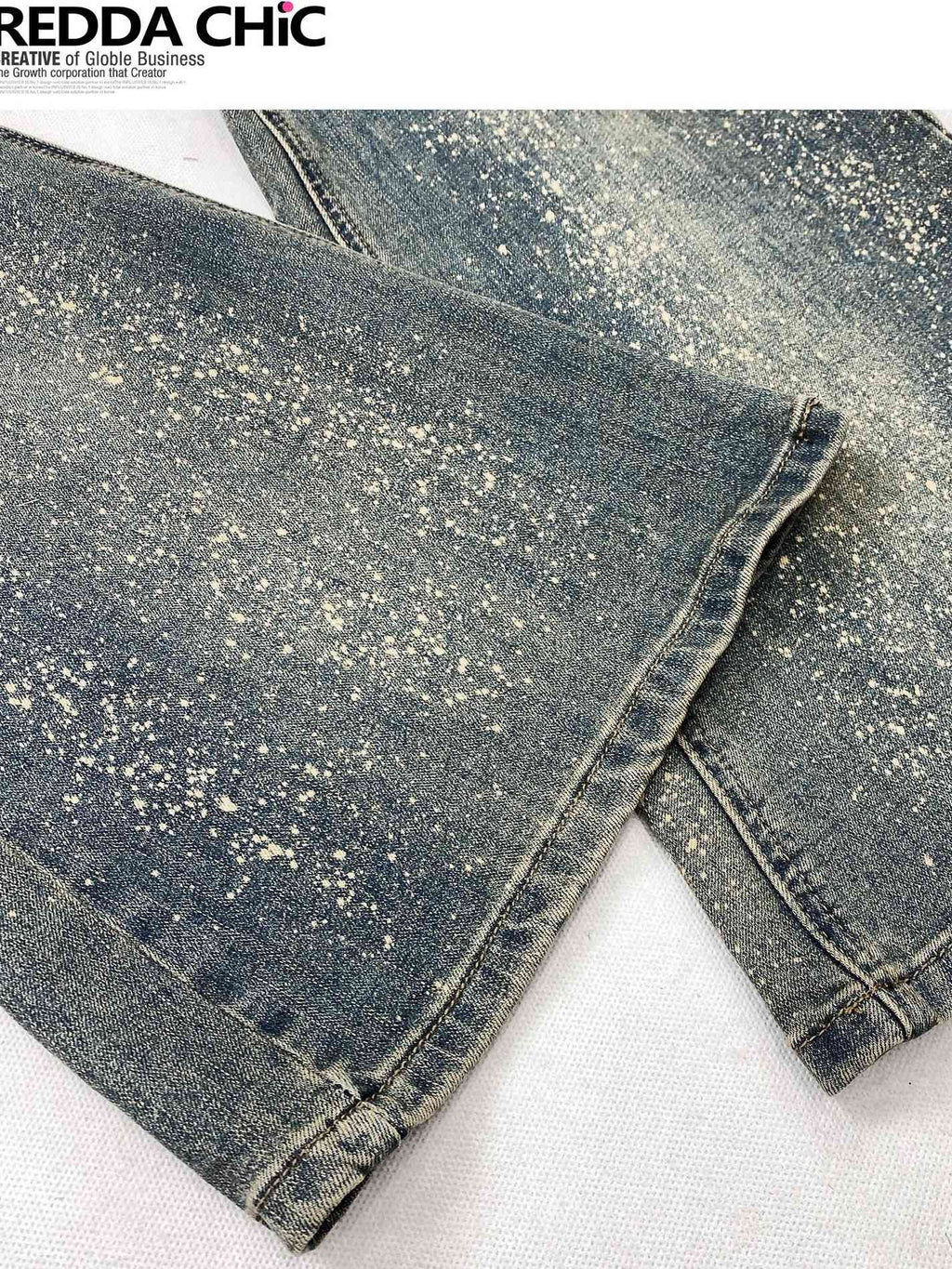 ReddaChic Vintage Distressed Low Rise Slim Fit Cotton Stretch Denim Women Tank Tops