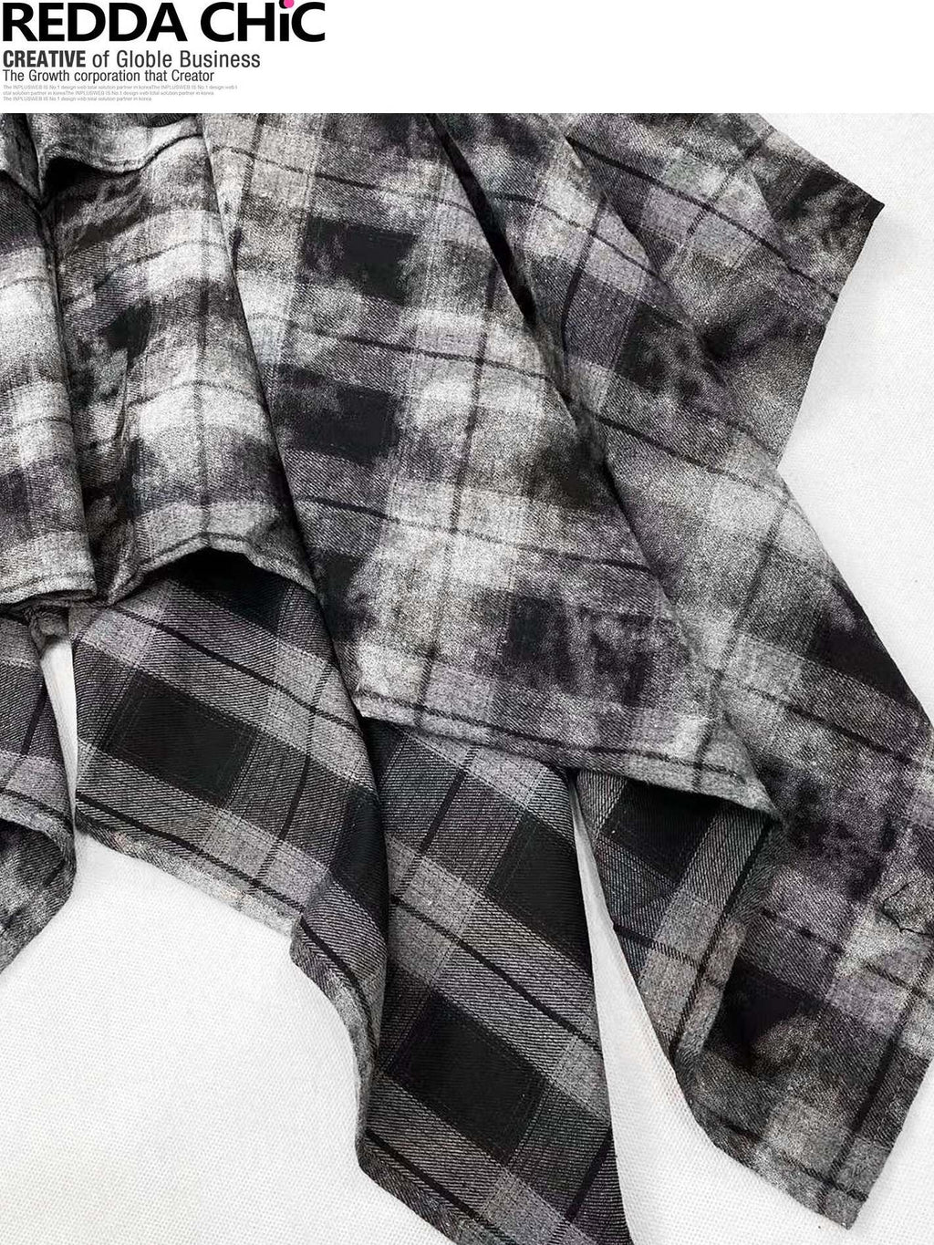 ReddaChic Vintage Tie Dye Ruffle Asymmetric Mid Waist Loose Teen Mini Skirts
