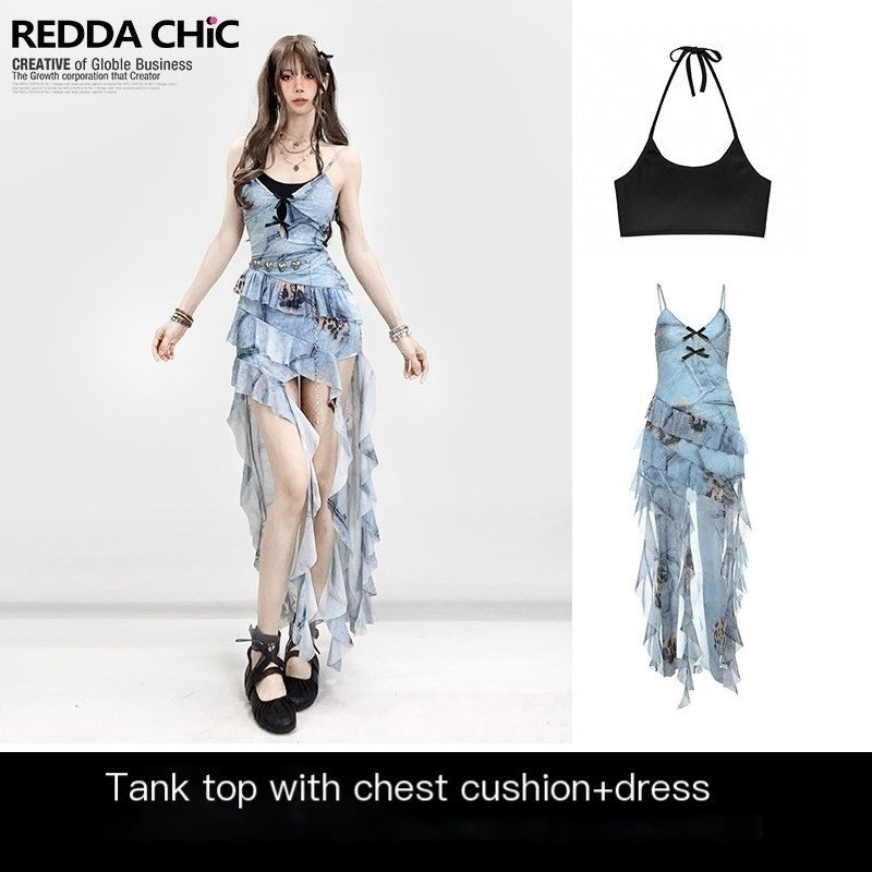 ReddaChic_Waist_Cinching_Vintage_Asymmetric_V-neck_Printed_Strappy_Slip_Midi_Dresses_MISSTT