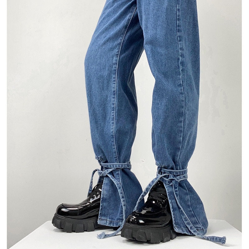 ReddaChic_Washed_High_Waist_Straight_Leg_Zip_Fly_Blue_Young_Adult_Casual_Denim_Shorts_MISSTT