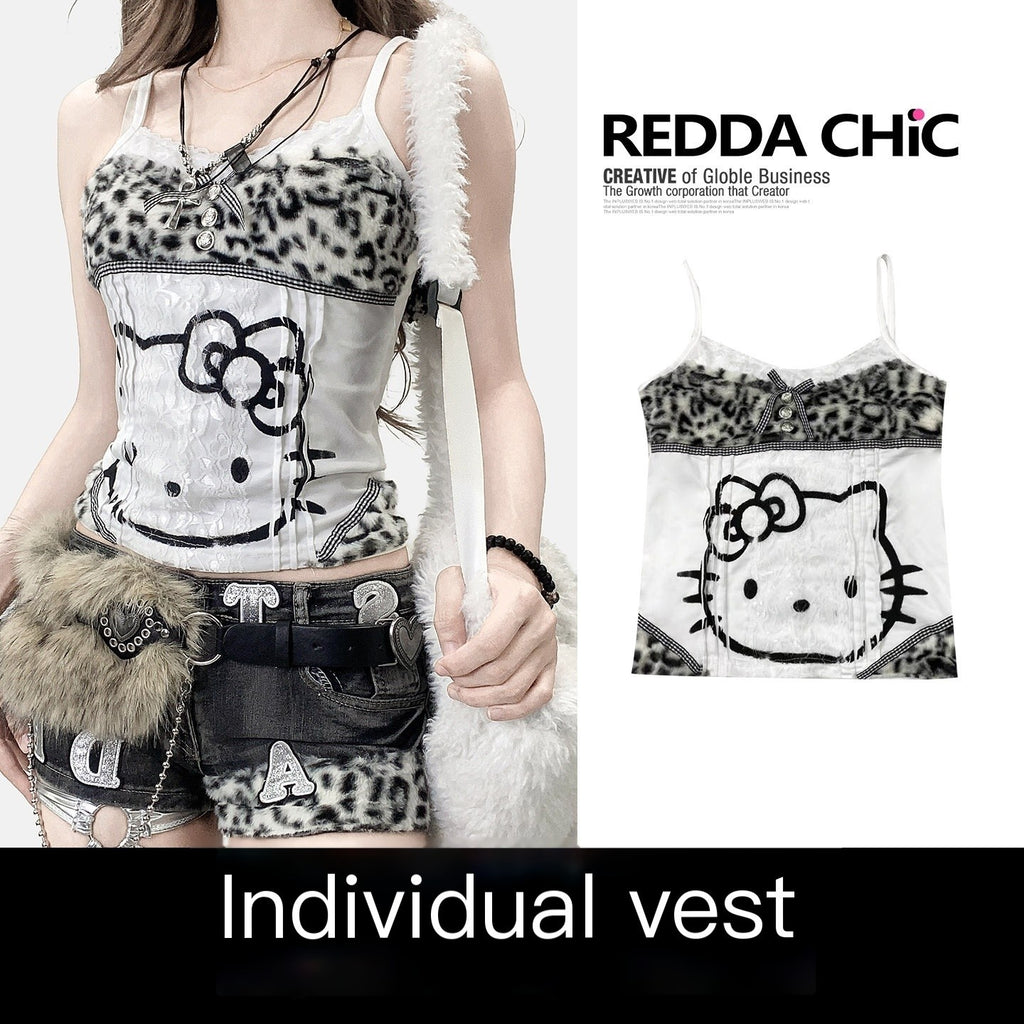 ReddaChic_Y2K_Cartoon_Lace_Slim_Fit_Cropped_Leopard_Print_Women_Short_Sleeve_T-Shirts_MISSTT