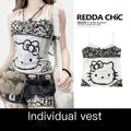 ReddaChic_Y2K_Cartoon_Lace_Slim_Fit_Cropped_Leopard_Print_Women_Short_Sleeve_T-Shirts_MISSTT