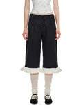 Romance_Nanci_Cute_Floral_Ruffle_Natural_Waist_Button_Straight_Women's_Polyester_Capri_Pants_1046789285094_MISSTT