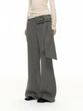 Romance_Nanci_Gray_Detachable_Bow_Micro_Flare_Women's_Polyester_Blend_Tailored_Pants_984906590423_MISSTT