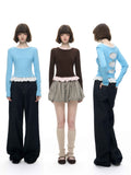 Romance_Nanci_Lace_Trim_Colorblock_Layered_Cutout_Spliced_Women's_Cotton_Long_Sleeve_T-shirts_973889235034_MISSTT