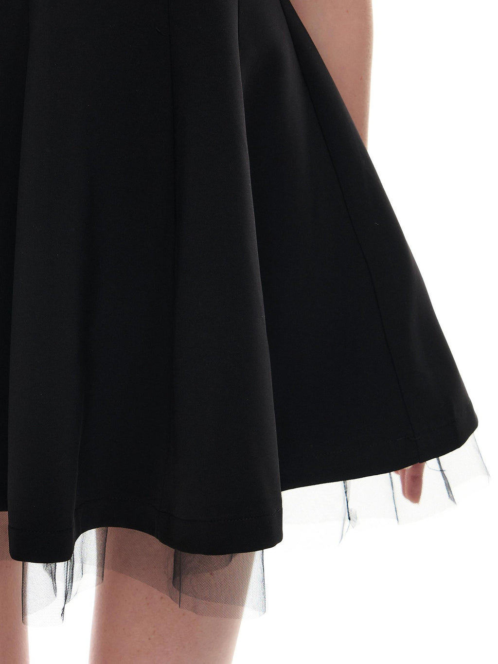 Romance Nanci Puffed Bow Waist Doll Collar Sleeveless Women's Polyester Slip Mini Dresses