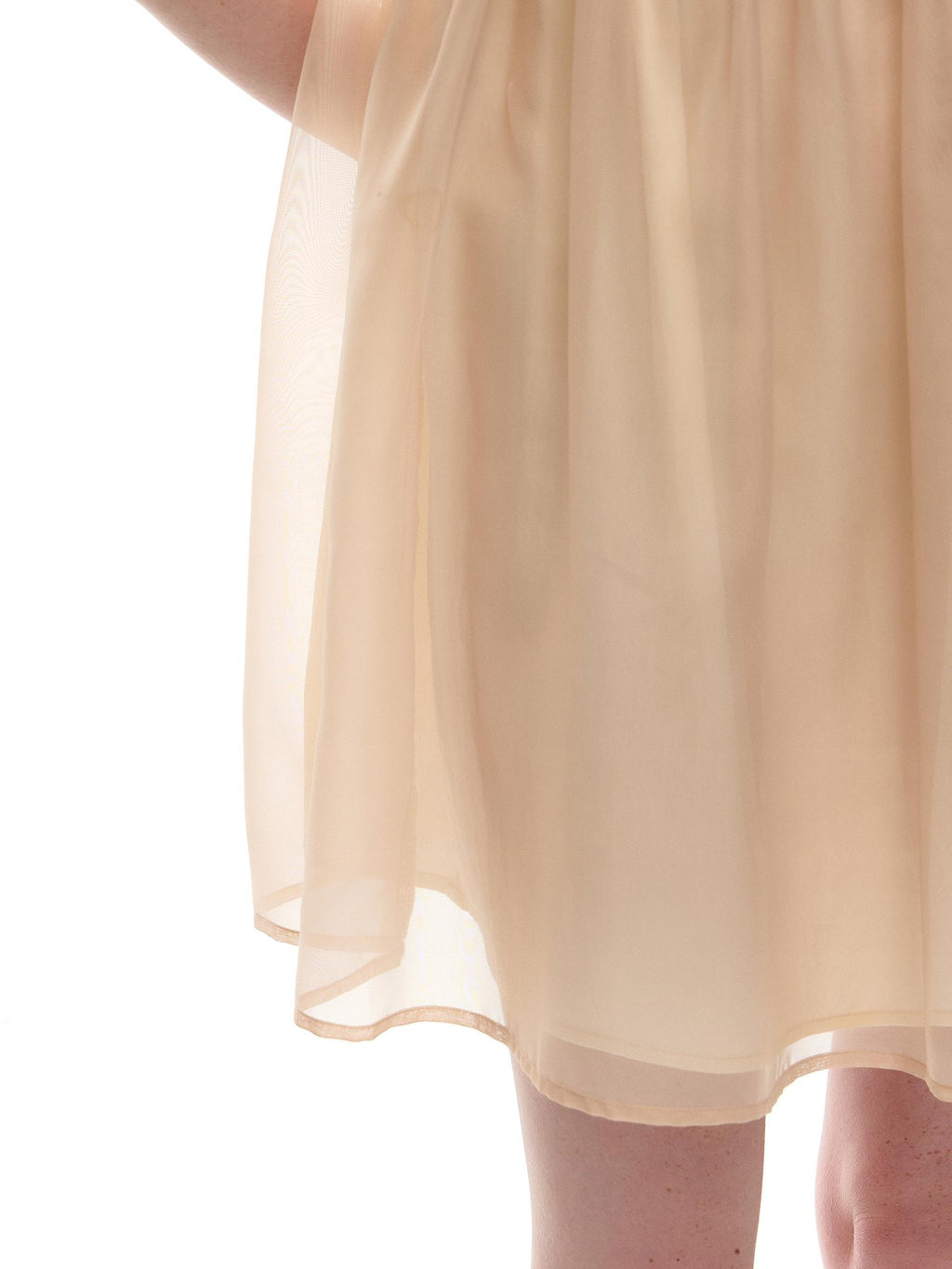 Romance Nanci Sequin Puff Sleeve High Waist A Line Women's Tulle Babydoll Mini Dresses