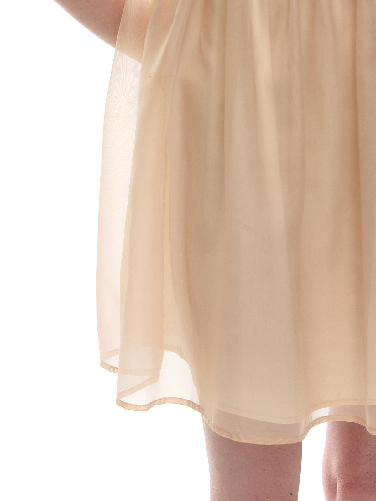 Romance Nanci Sequin Puff Sleeve High Waist A Line Women's Tulle Babydoll Mini Dresses