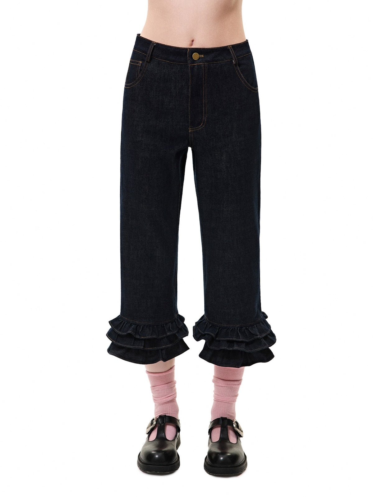 Romance_Nanci_Vintage_Low_Rise_Ruffle_Trim_Straight_Women's_Cotton_Cropped_Jeans_1076169777780_MISSTT