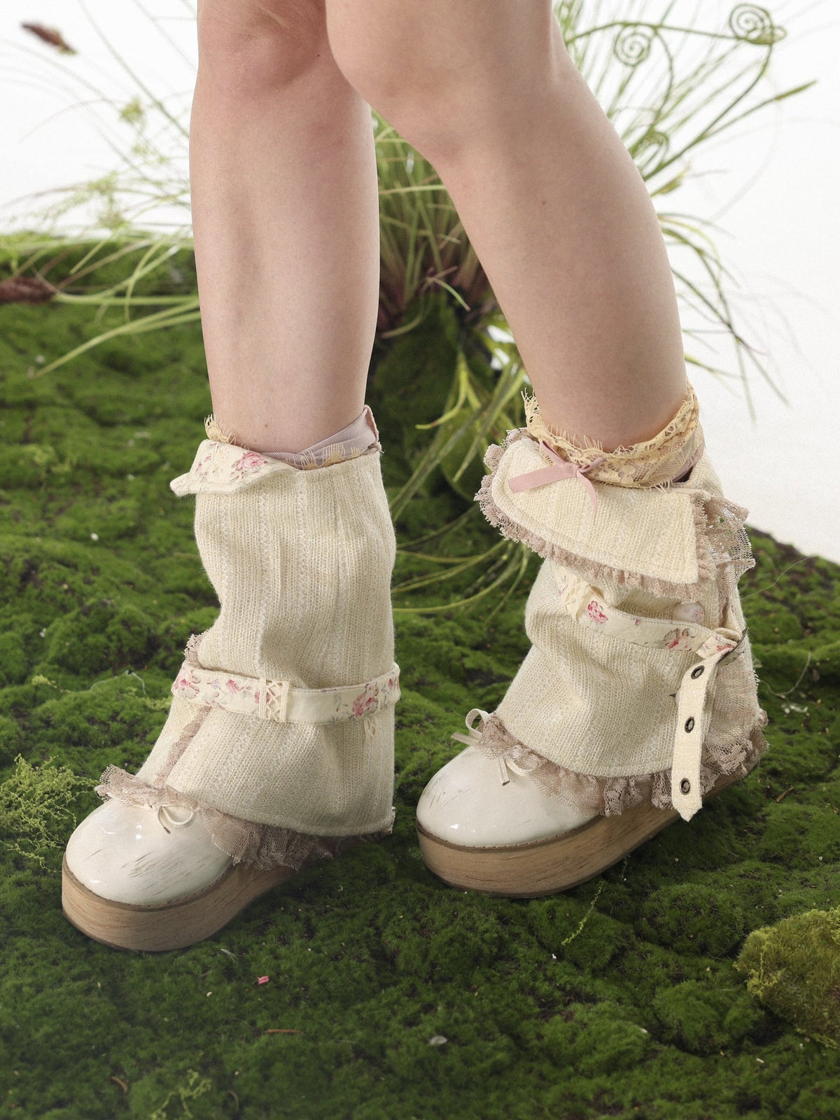 Rose_island_Asymmetric_Patchwork_Floral_Women's_Cotton_Leg_Warmers_1073088945768_MISSTT